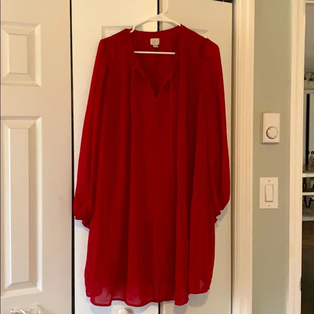 Red dress